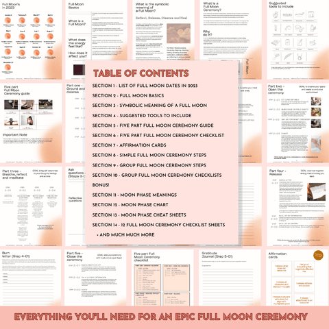 Full Moon Ceremony - The Definitive Guide 2023