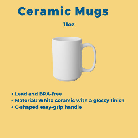 Aries colorful text 11 ounce mug