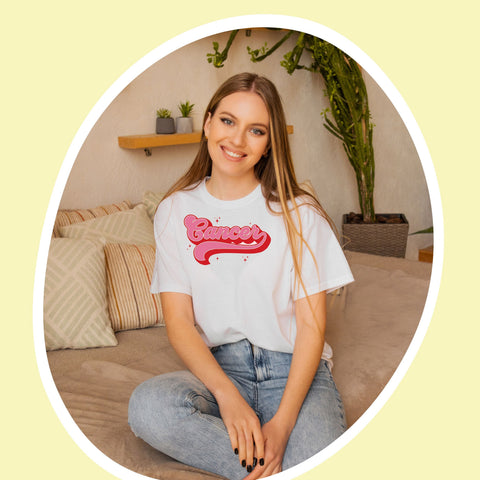 Cancer 70s retro zodiac shirt