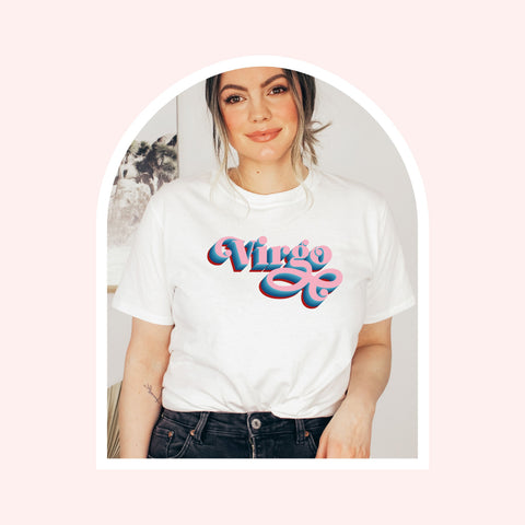 Virgo 70s retro zodiac shirt