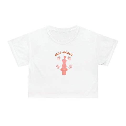 Aries Greek goddess crop top