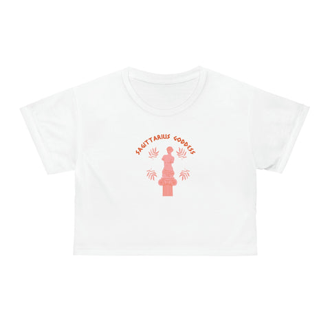 Sagittarius Greek goddess crop top
