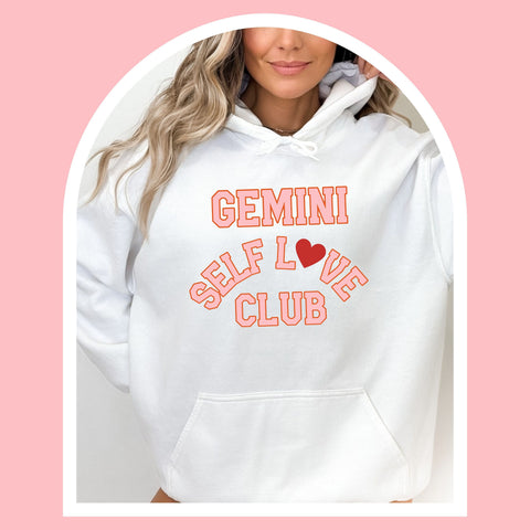 Gemini self love club hoodie