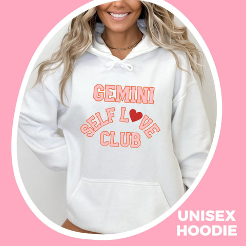 Gemini self love club hoodie