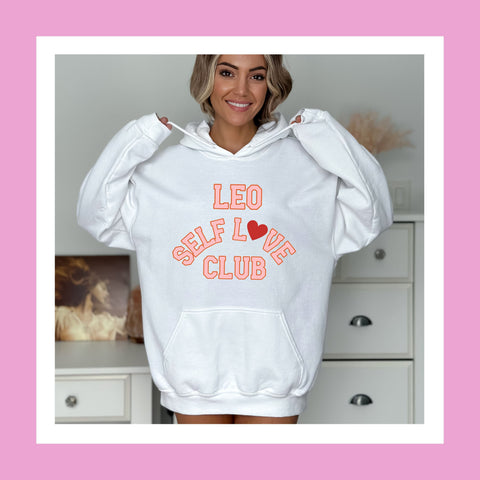 Leo self love club hoodie