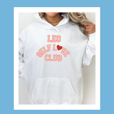 Leo self love club hoodie