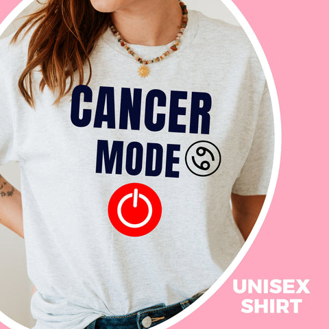 Cancer mode on shirt