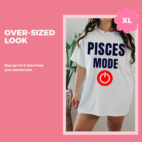 Pisces mode on shirt