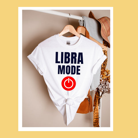 Libra mode on shirt