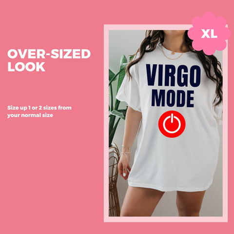 Virgo mode on shirt