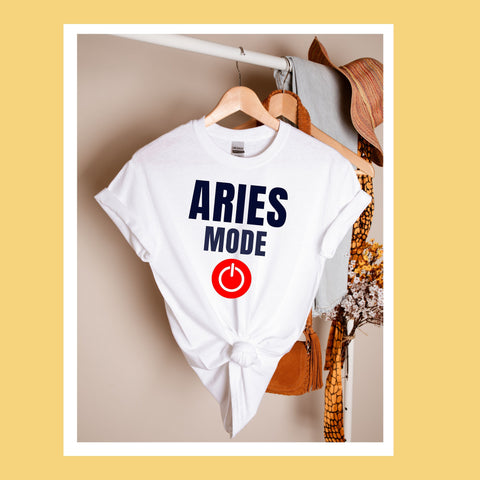 Aries mode on shirt