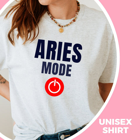 Aries mode on shirt