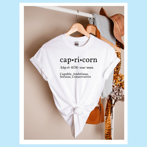 Capricorn definition shirt