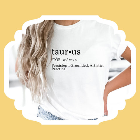 Taurus definition shirt