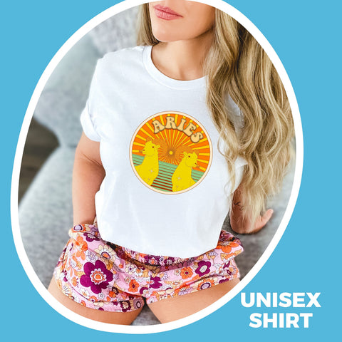 Aries psychedelic  trippy design shirt