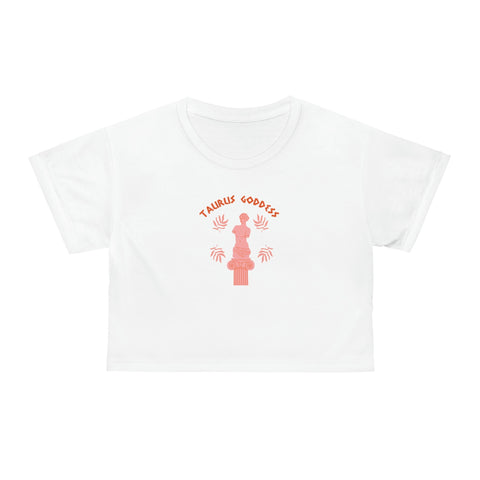 Taurus Greek goddess crop top