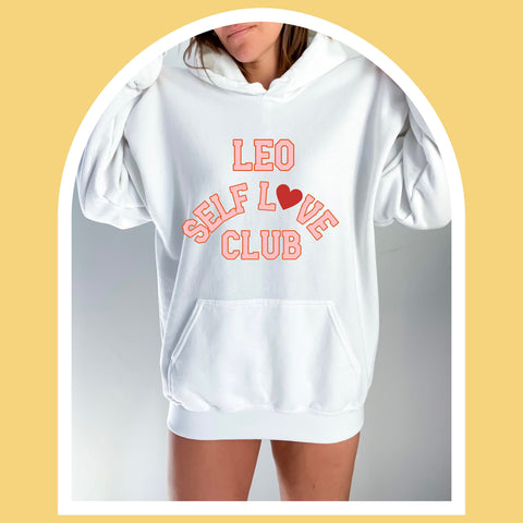 Leo self love club hoodie