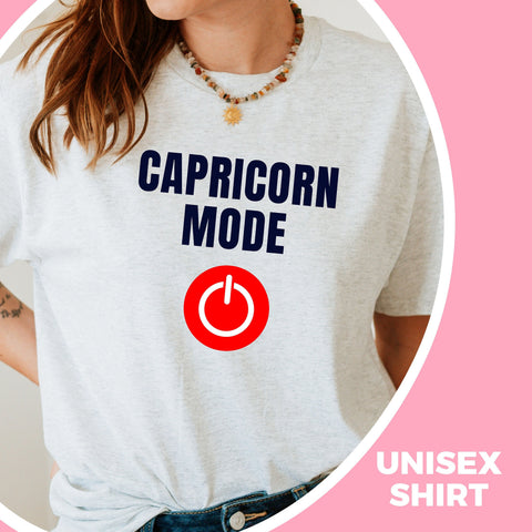 Capricorn mode on shirt