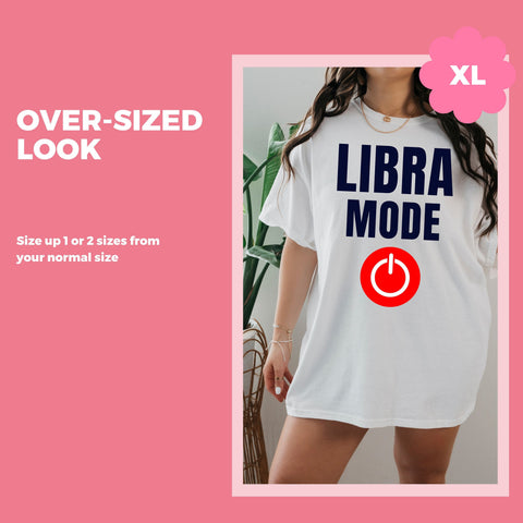 Libra mode on shirt