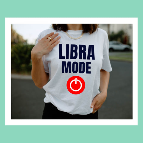 Libra mode on shirt