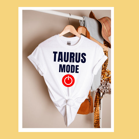 Taurus mode on shirt