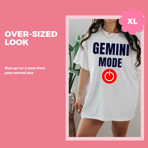 Gemini mode on shirt