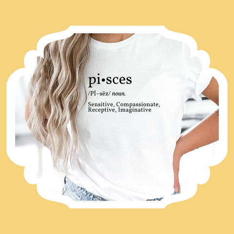 Pisces definition shirt