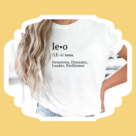 Leo definition shirt
