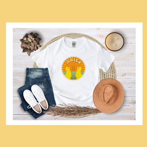 Aries psychedelic  trippy design shirt