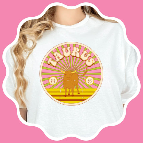 Taurus psychedelic trippy design shirt