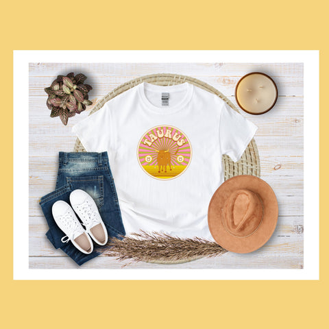 Taurus psychedelic trippy design shirt