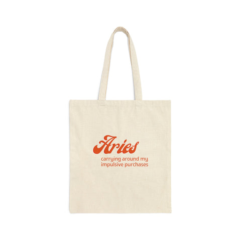 Aries sarcastic tote bag