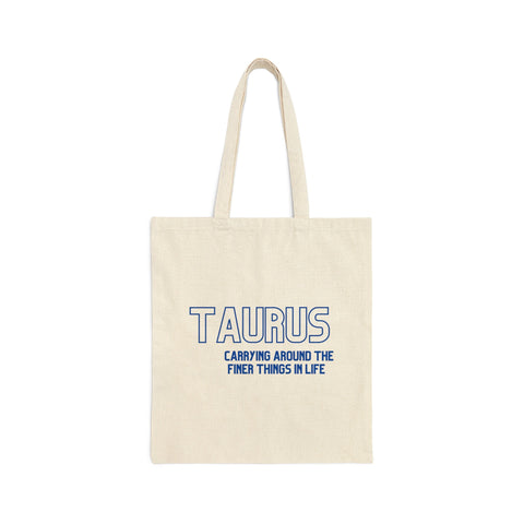 Taurus sarcastic tote bag