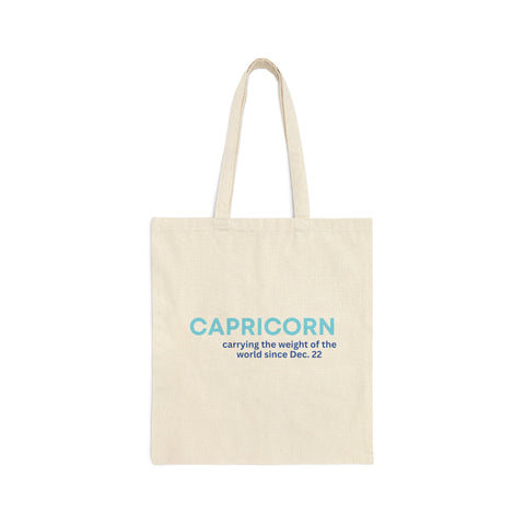 Capricorn sarcastic tote bag