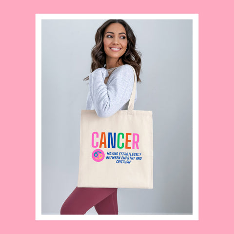 Cancer sarcastic tote bag