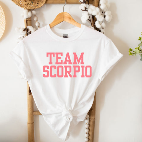 Team Scorpio varsity shirt
