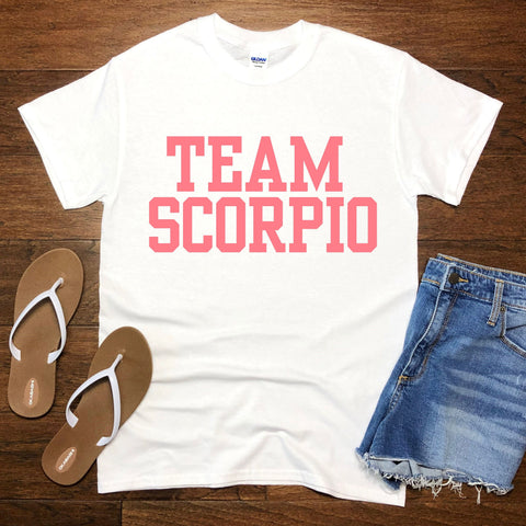 Team Scorpio varsity shirt
