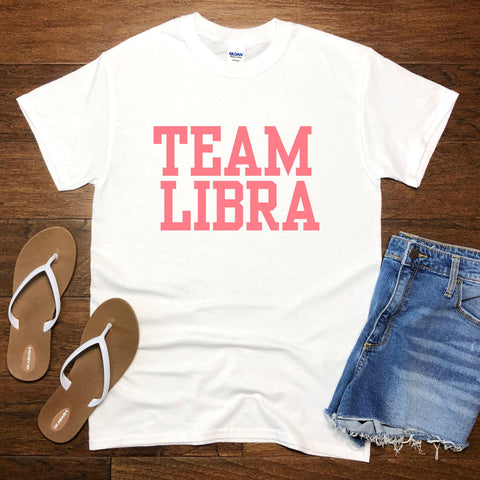 Team Libra varsity shirt