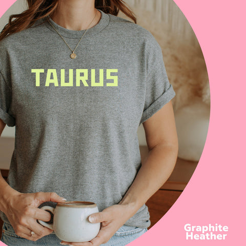 Taurus fluorescent green shirt
