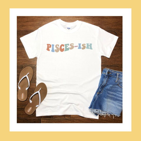 Pisces-ish pastel groovy shirt
