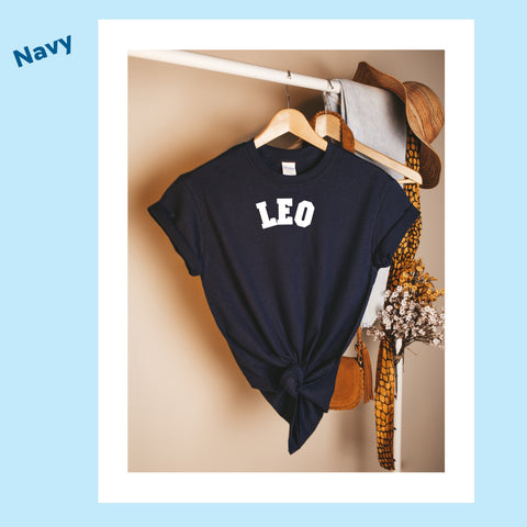 Leo retro varsity shirt