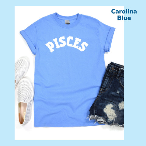Pisces retro varsity shirt