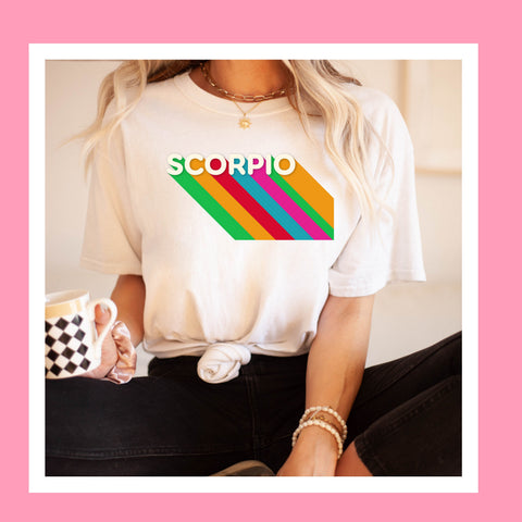 Scorpio rainbow shirt