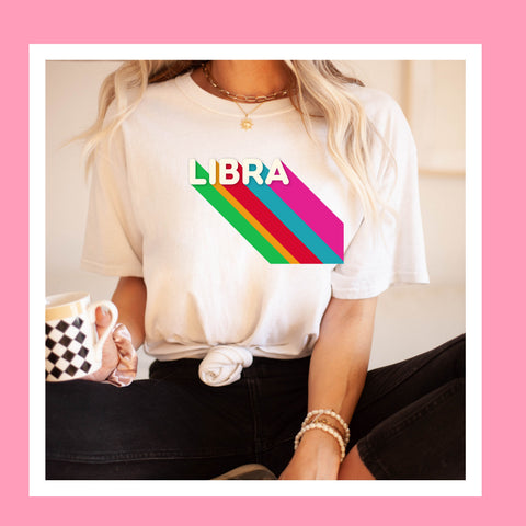 Libra rainbow shirt