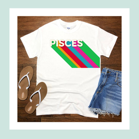 Pisces rainbow shirt