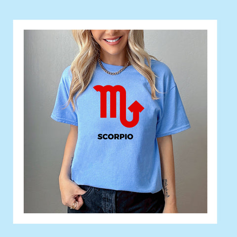 Scorpio large red symbol