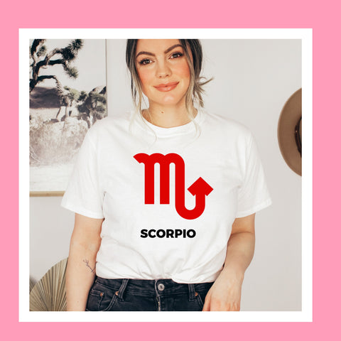 Scorpio large red symbol