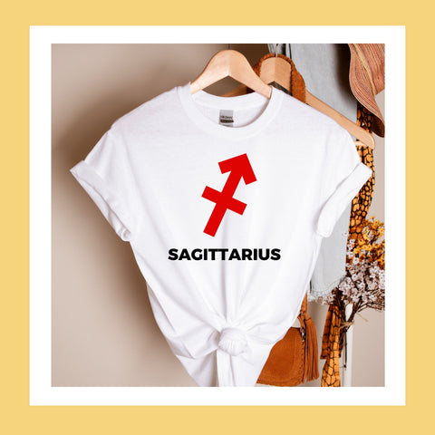 Sagittarius large red symbol