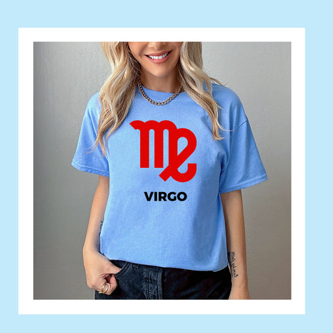Virgo large red symbol