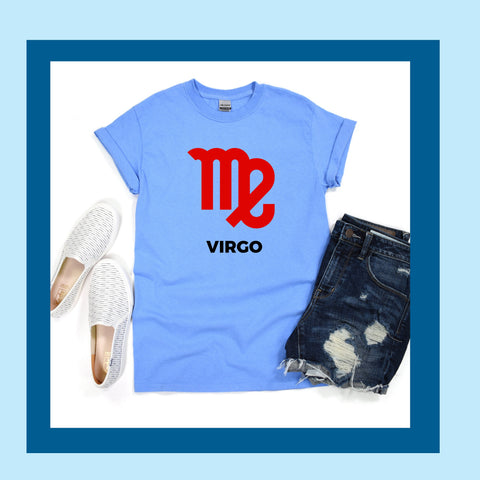 Virgo large red symbol
